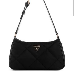 Black Guess Padded Shoulder bag